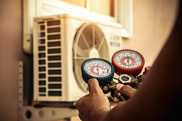 Professional Ac Installation technician working in Monroe, WI